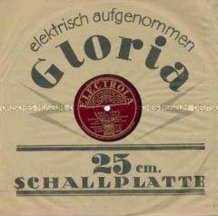 Platte mit Militärmusik