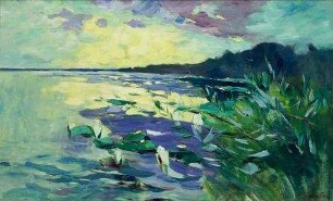 Sonnenaufgang über dem Schwielowsee