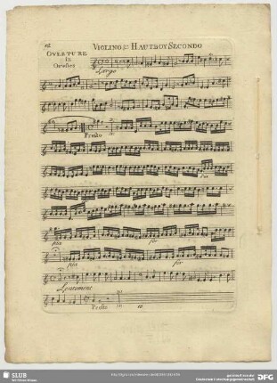 Orestes, HWV A11 <Ouvertüre>