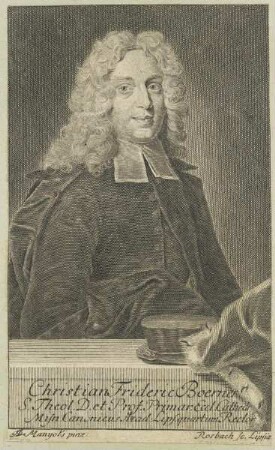 Bildnis des Christian Frideric Boerner