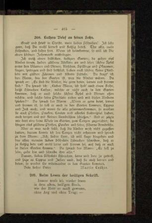209. Beim Lesen der heiligen Schrift.
