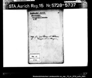 Hausierkonzessionen und -gesuche: Franz Joseph Passog aus Groß Wilkove (Schlesien), Menageriebesitzer