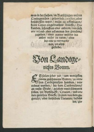 Von Landtgerichts Botten.