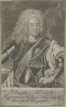 Bildnis des Johann Adolph II., Herzog von Sachsen-Weißenfels