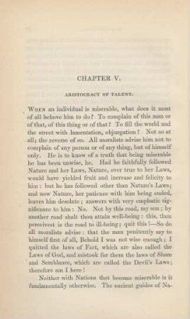 Chapter V. Aristocracy Of Talent