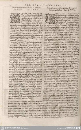 Propositione decimaottava. de siti fuor di squadro. Cap. LXXII.