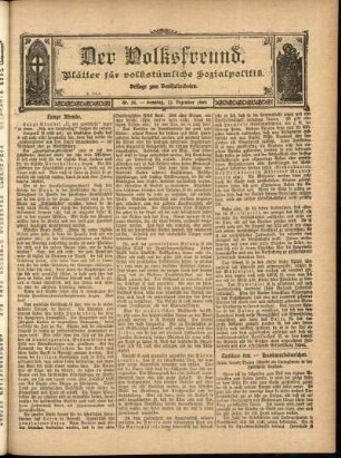 Ausgabe vom Sonntag, den 12. Dezember 1909.