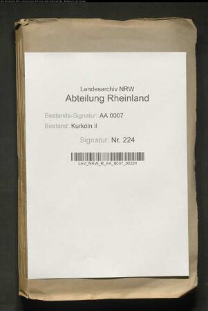 Forderungen des Hoffaktors Baruch Simon an den Nachlass Max Friedrichs (mit Belegen)