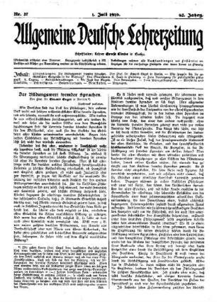 Der Bildungswert fremder Sprachen
