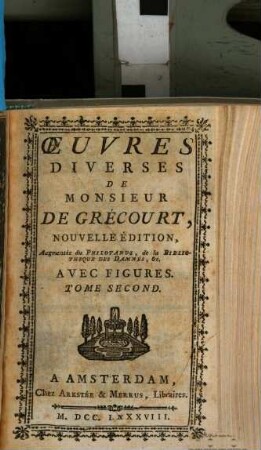 Oeuvres Diverses De Monsieur De Grécourt. 2