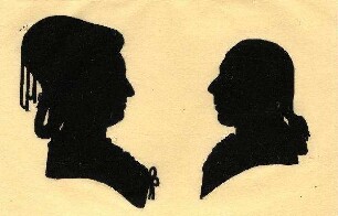 Bildnis von Adalbert Graf von Baudissin (1820-1871) und Ehefrau Caroline