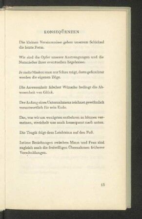 Konsequenzen