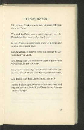 Konsequenzen