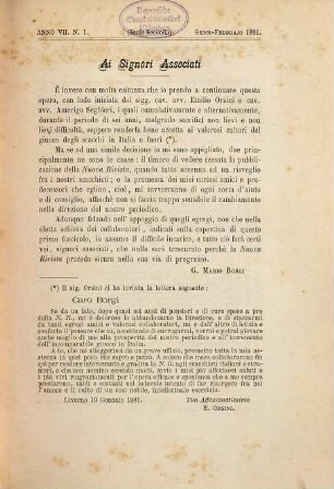 Nuova rivista degli scacchi : periodico mensile. 7. 1881 = Ser. 2