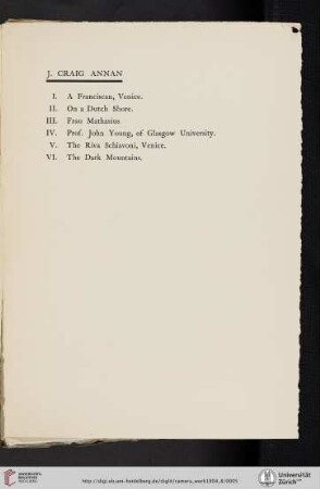 J. [James] Craig Annan [list of plates]