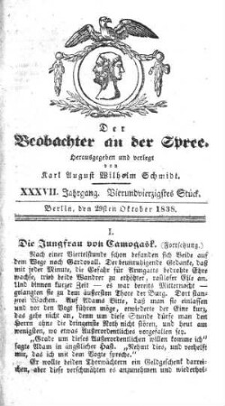 44. Stueck, 29. Oktober 1838