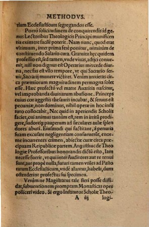 Methodvs Stvdii Theologici Pariter Et Concionalis Officii
