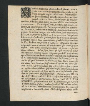 Munifica, & prorsus admiranda est, summi Ihovae gratia, non tantum bona temporalia piis benigne promittens ...
