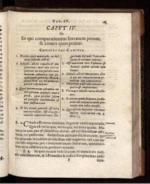 De Iis qui comparationem literarum petunt, & contra quos petitur