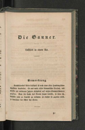 Die Gauner.