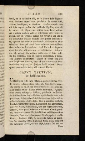 303-307, Caput Tertium