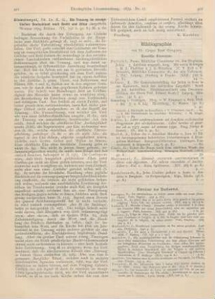 411-412 [Rezension] Blumstengel, K. G., Die Trauung im evangelischen Deutschland nach Recht und Ritus dargestellt