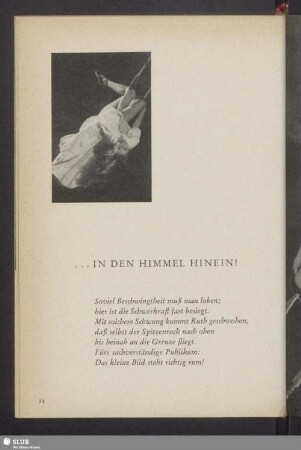 In den Himmel hinein