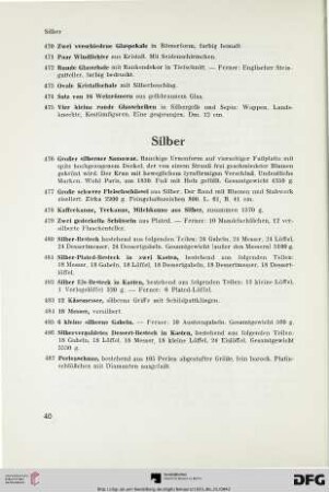 Silber (Nr. 476-487)