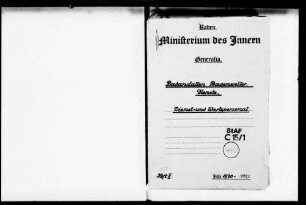 Personal der Staatlichen Bäderverwaltung Badenweiler, Teil 1