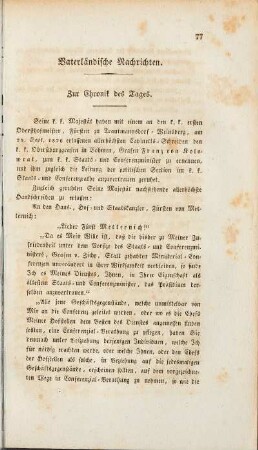 Vaterländische Nachrichten. a) Zur Chronik des Tages. b) Preusausgabe der kön. böhm. Gesellschaft der Wissenschaften. c) Rükblike auf die Leistungen der Prager ständischen Bühne im J. 1826 u. f. w. d) Literärische Anzeigen. e) Bericht vom vaterländischen Museum.