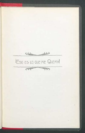 ¡Eso es lo que me quema!