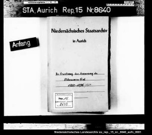 Der Neubau des Siels in Oldersum