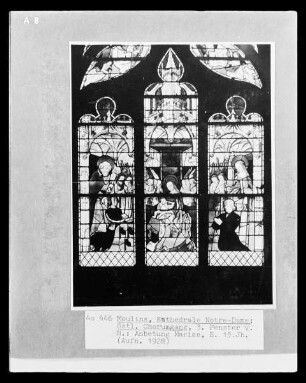 3. Fenster von Norden mit Anbetung der Madonna