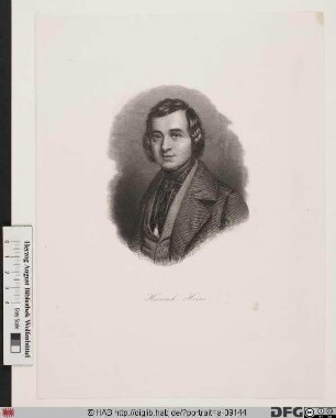 Bildnis Heinrich (bis 1825 Harry) Heine
