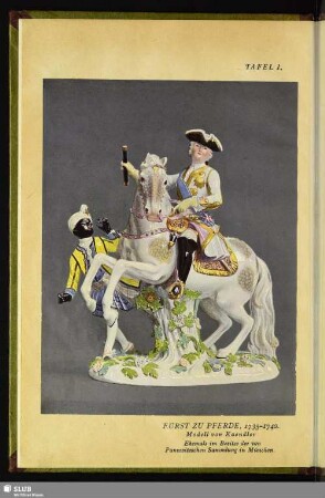 Fürst Zu Pferde, 1735-1740. Modell von Kaendler