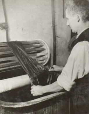Blaudruck, Färberei H. Fischer, Neukirch/Lausitz