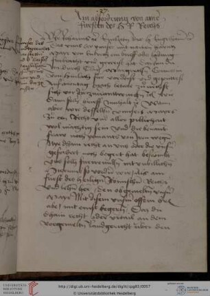 Brief- und Urkundenformular Johannes von Pfalz-Mosbach in seiner Funktion als Augsburger Domprobst