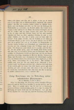 Einige Bemerkungen über die Verbreitung unserer volkstümlichen Pflanzennamen.