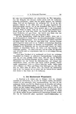 Die Kinderstadt Wegscheide : [Mitteilungen]