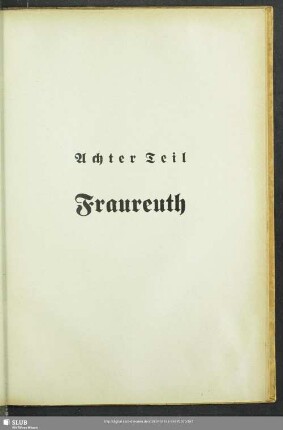 Achter Teil. Fraureuth