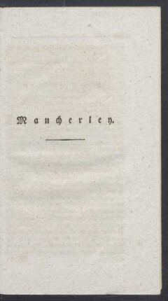Mancherley.