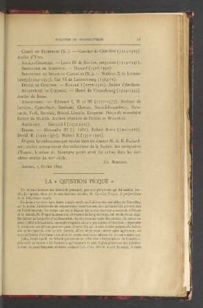 La "question picqué"