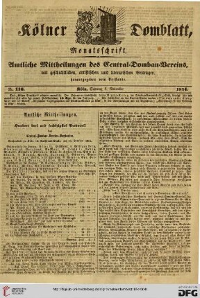 Nr. 116 (05.11.1854)