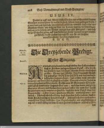 Die Dreyzehende Predigt.