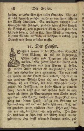 11. Der Censor.