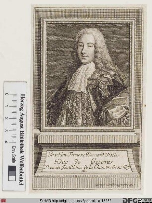 Bildnis François-Joaquin-Bernard Potier de Gesvres