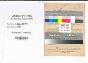 Entnazifizierung Heinrich Leffhalm , geb. 19.02.1889 (Polizist)