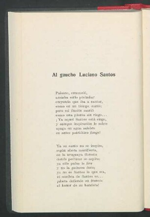 Al gaucho Luciano Santos