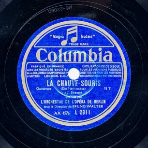 La chauve-souris (Die Fledermaus) - Ouverture