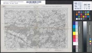 Karte von Frankreich 1:80.000. Gruppe I: Reims 34 B. [Kartographische Abtheilung der Königl. Preuss. Landes-Aufnahme]